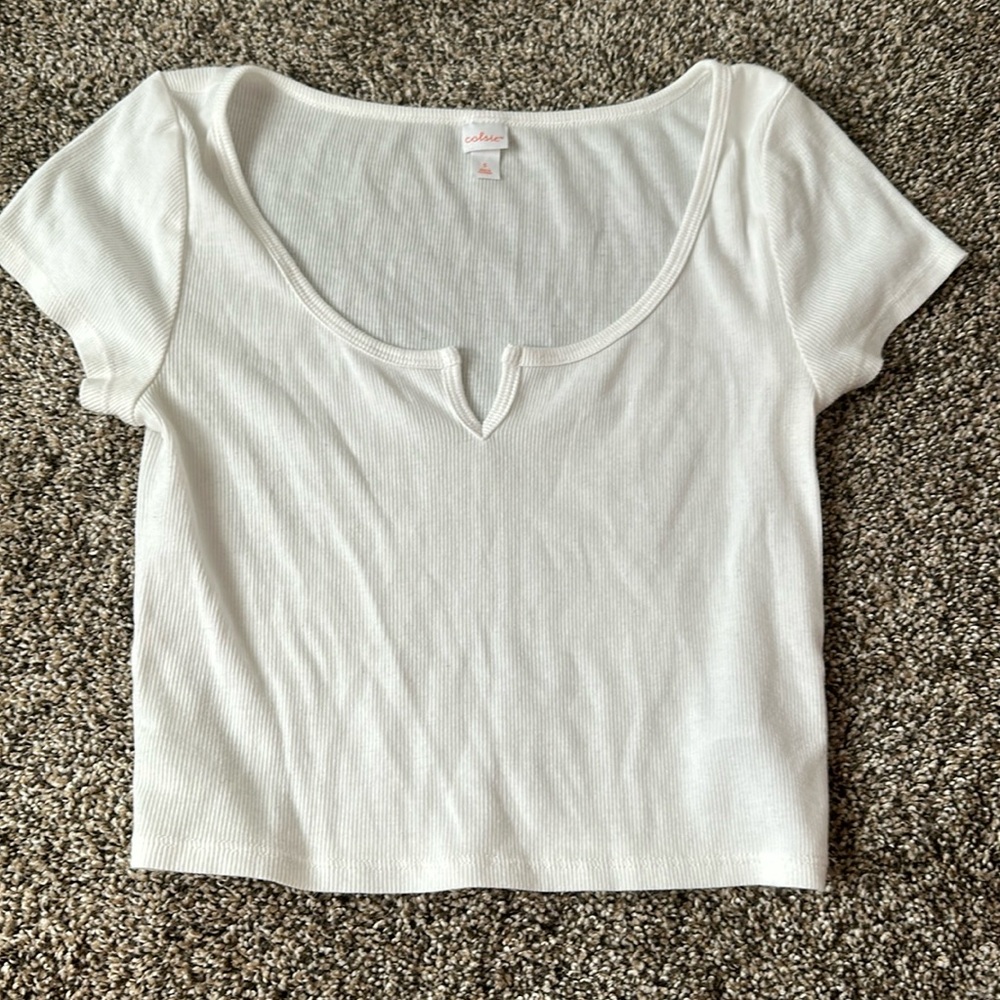 Target size small cropped tee